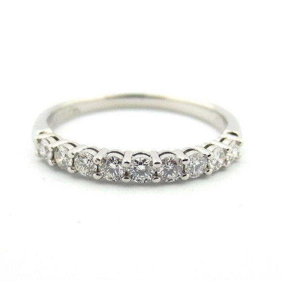 PLATINUM .27 DIAMOND 2.2MM SHARED ETERNITY WEDDING - Picture 2 of 6